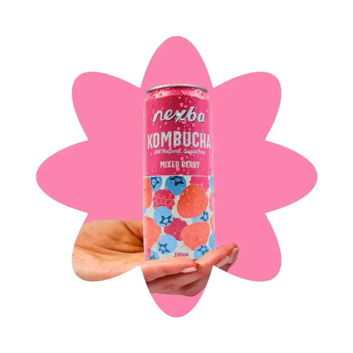 Nexba Mixed Berry Kombucha 330ml