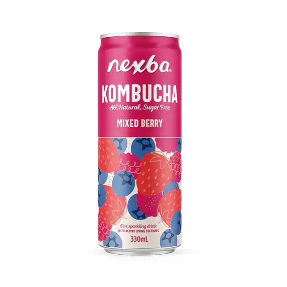 Nexba Mixed Berry Kombucha 330ml
