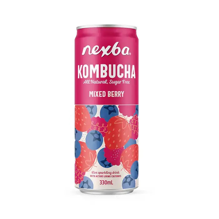 Nexba Mixed Berry Kombucha 330ml