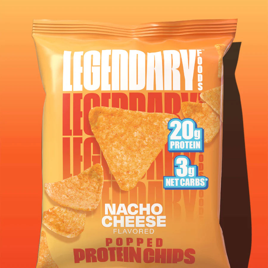 Legendary Foods - Nacho Cheese Popped Protein Chips 34g