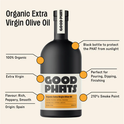 Good Phats Organic Extra Virgin Olive Oil 500ml