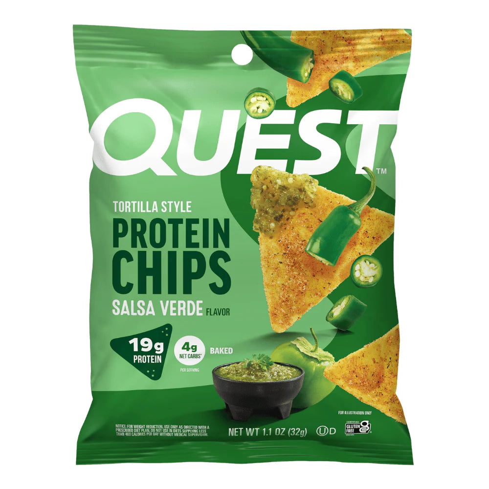 Low Carb Tortilla  Chips - Salsa Verde 32g
