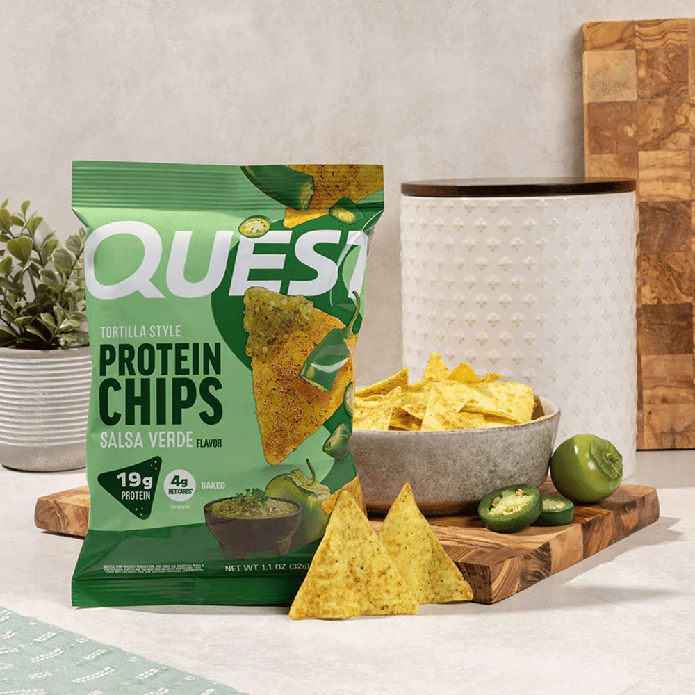 Low Carb Tortilla  Chips - Salsa Verde 32g