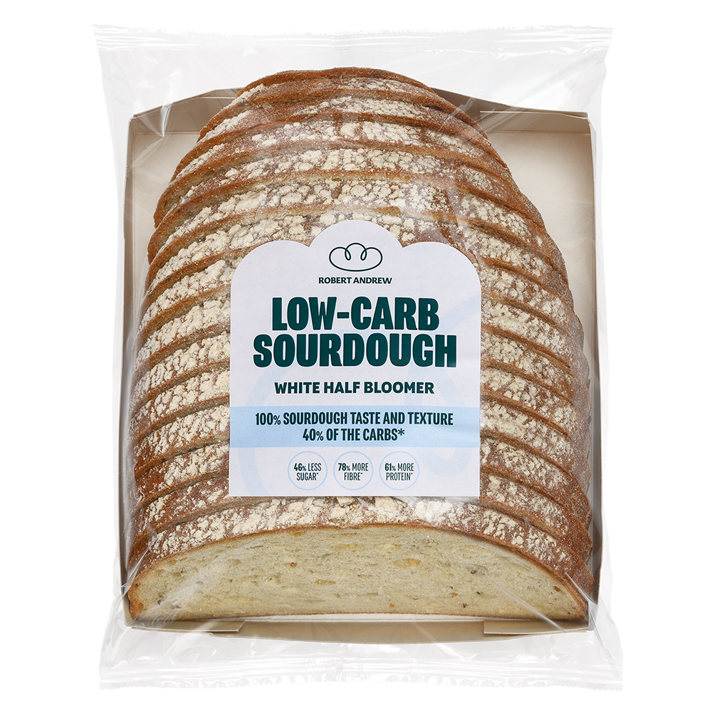 Low Carb Sourdough White Half Bloomer 350g