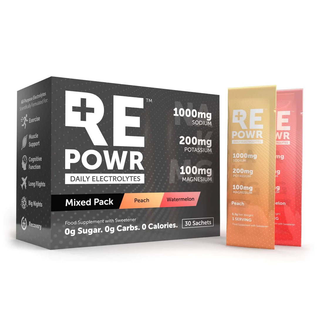 REPOWR Electrolytes - Peach & Watermelon 30 pack