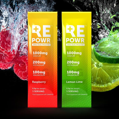 REPOWR Electrolytes - Raspberry & Lemon Lime 30 pack