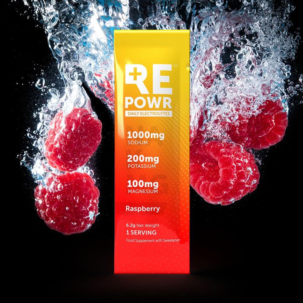 Running Electrites Powder Black Raspberry REPOWR Electrolytes - Raspberry 30 pack – The Keto Shop