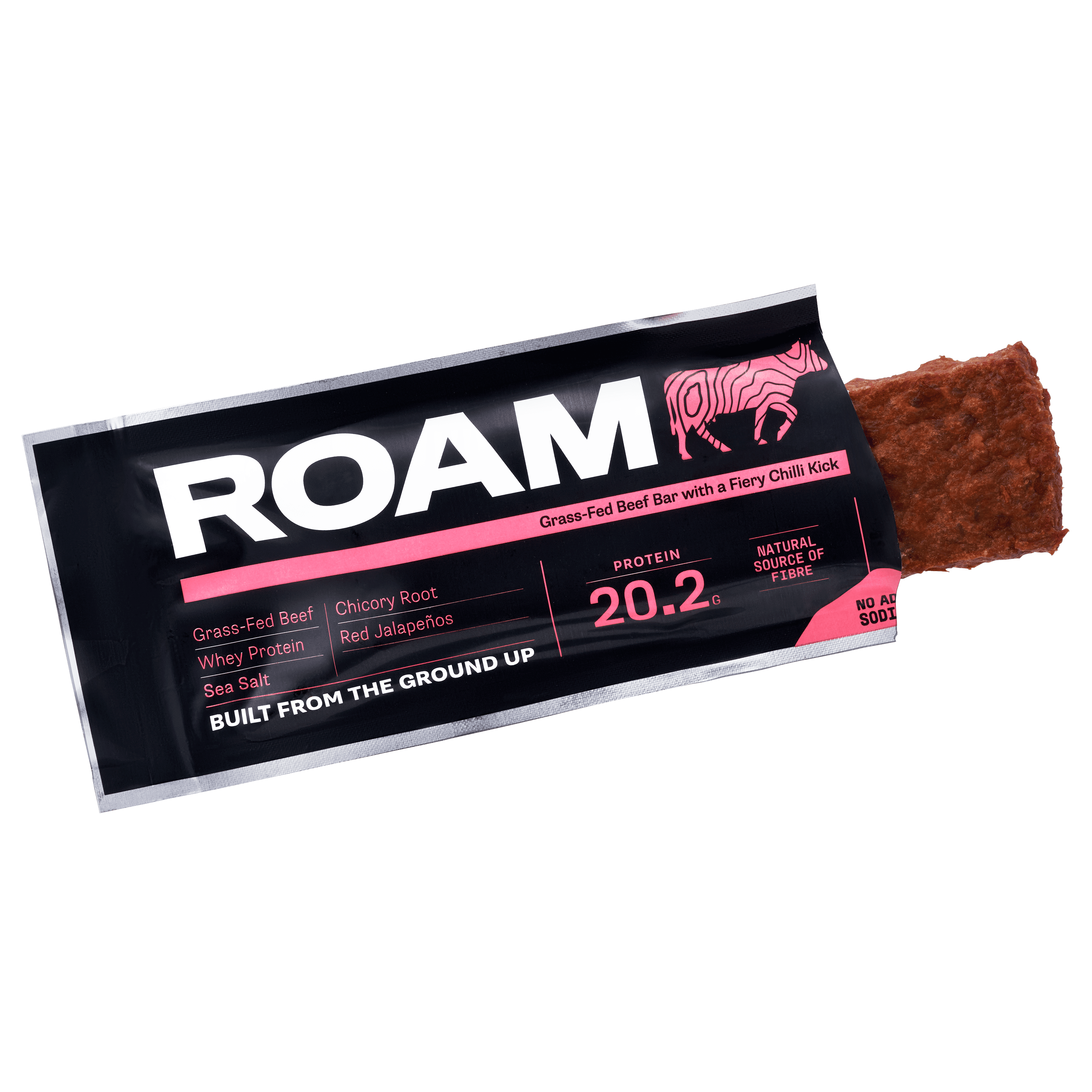 ROAM Chilli Grass Fed Beef Bar 45g