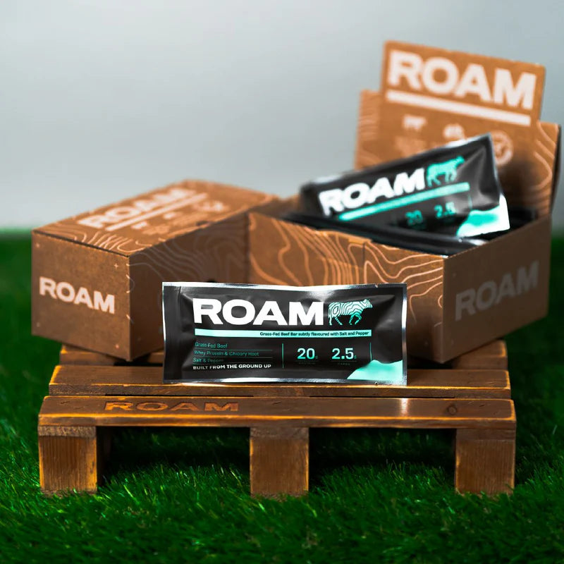 ROAM Salt, Pepper & Porcini Grass Fed Beef Bar 45g