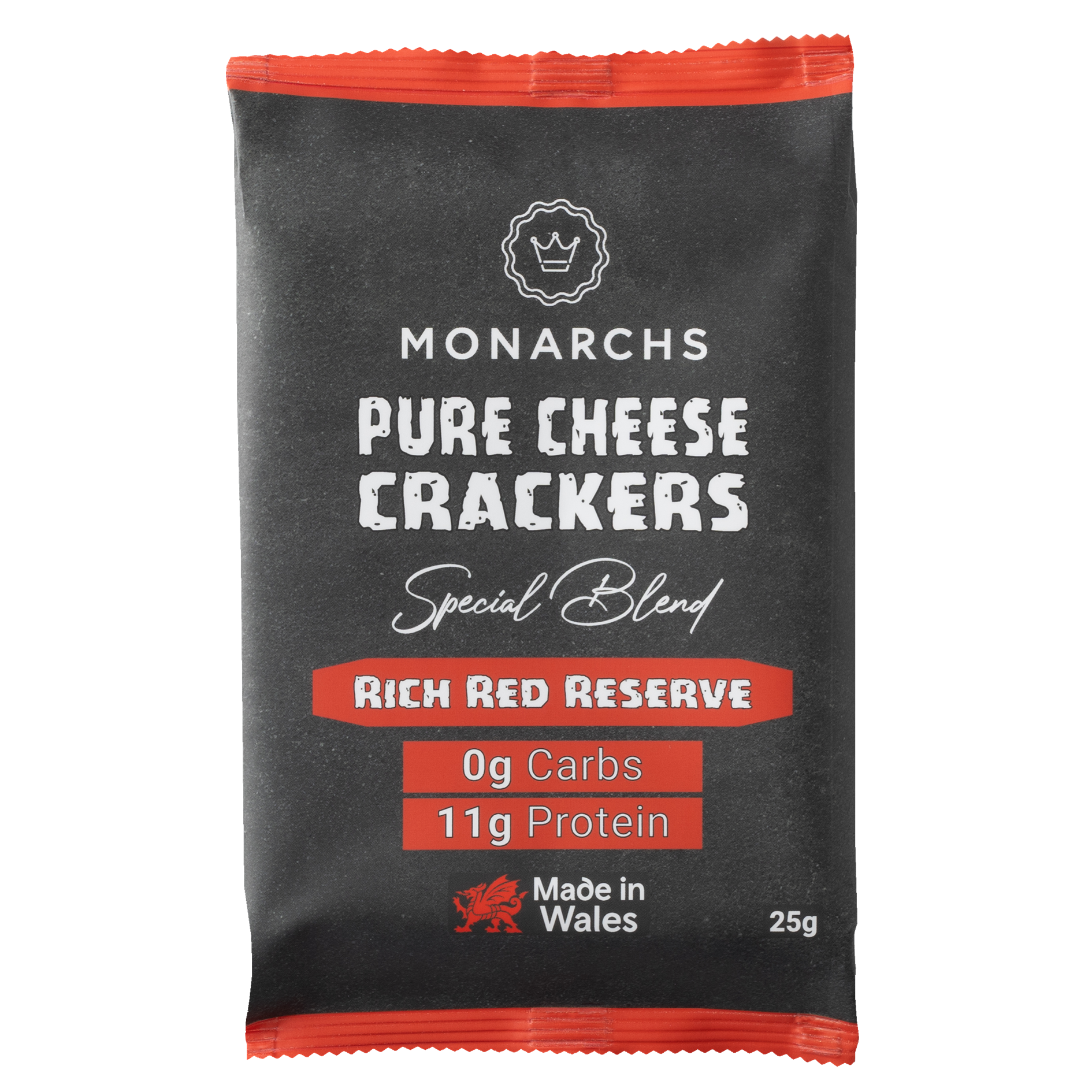 Cheddar Cheese Crackers - Rich Red Reserve 25g – The Keto Shop