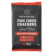 Monarchs Cheddar Cheese Crackers - Rich Red Reserve 25g
