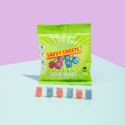 Savvy Sweets Sour Bears 50g