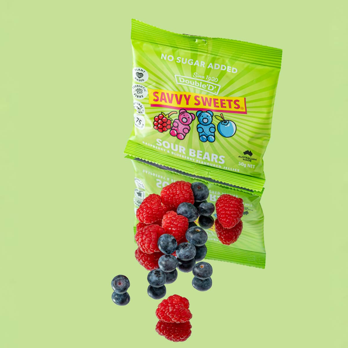 Savvy Sweets Sour Bears 50g