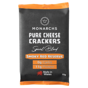 Monarchs Cheddar Cheese Crackers - Smoky Red Reserve 25g