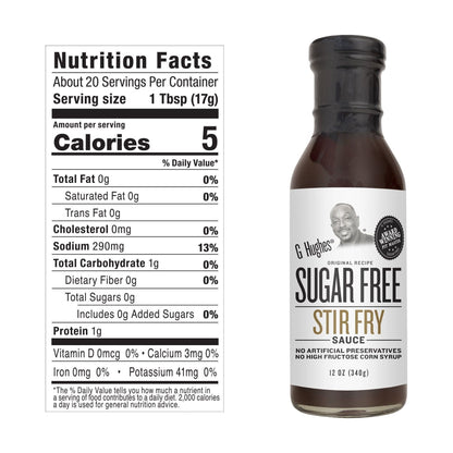 G Hughes Sugar Free Stir Fry Sauce 340g