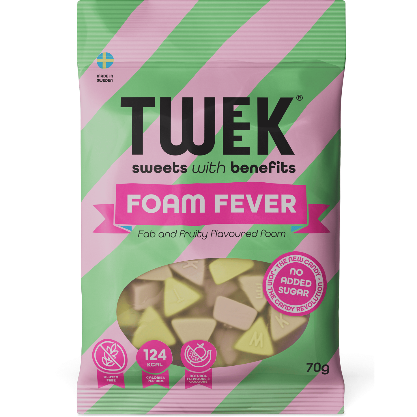 Tweek Low Sugar Sweets - Foam Fever 70g