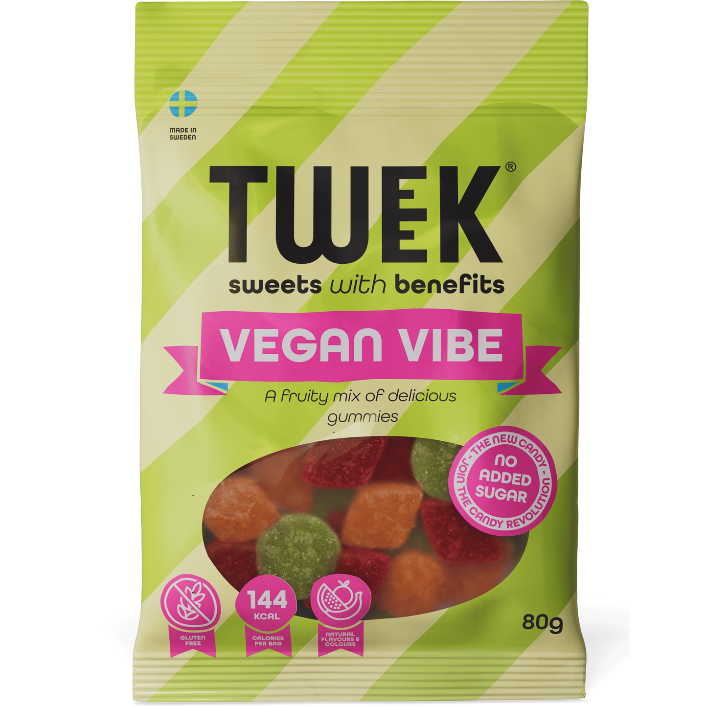 Tweek Low Sugar Sweets - Vegan Vibe 80g