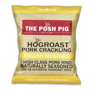 The Posh Pig Pork Crackling - English Mustard 40g