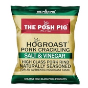 The Posh Pig Pork Crackling - Salt & Vinegar 40g