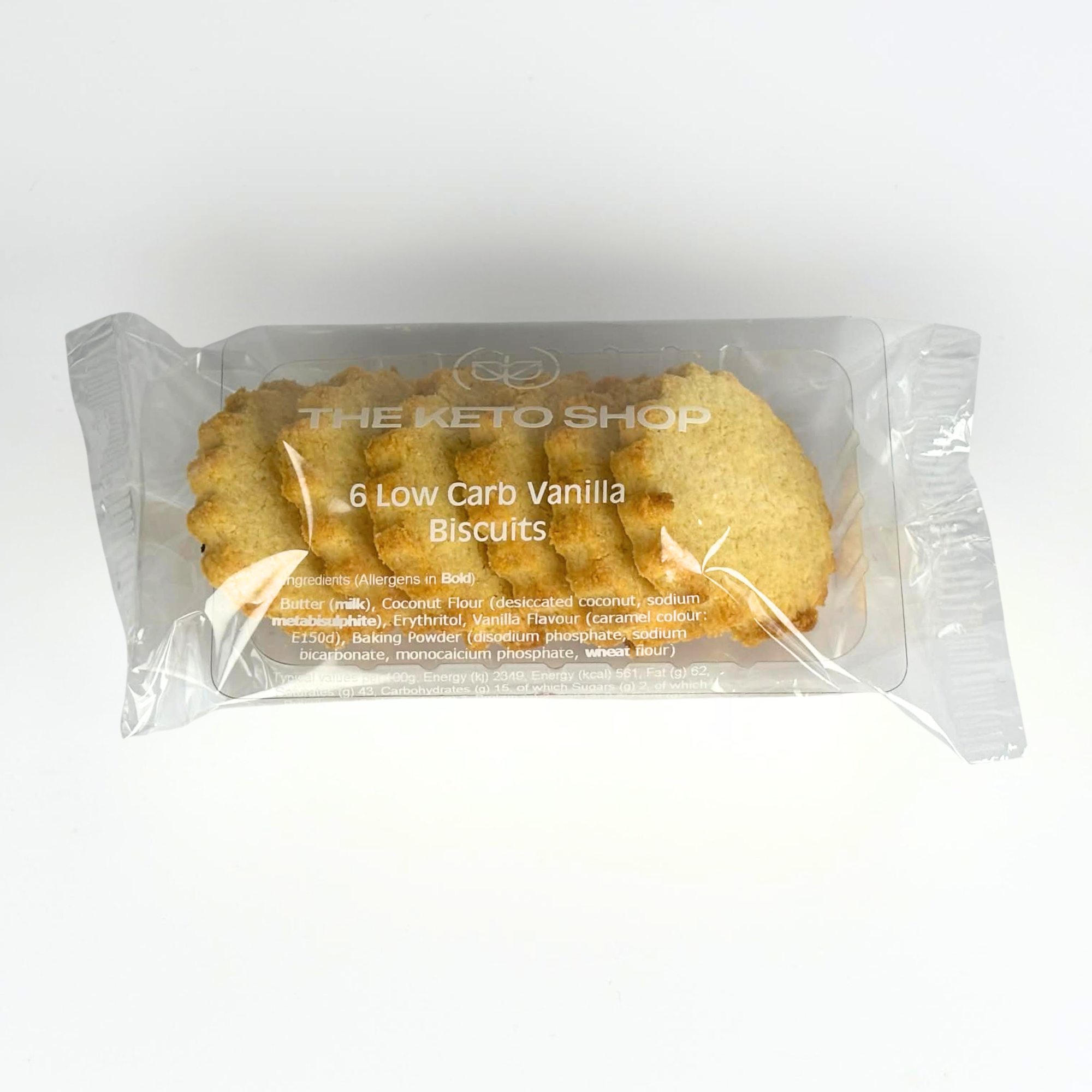 Low Carb Biscuits - Vanilla (Pack of 6) – The Keto Shop