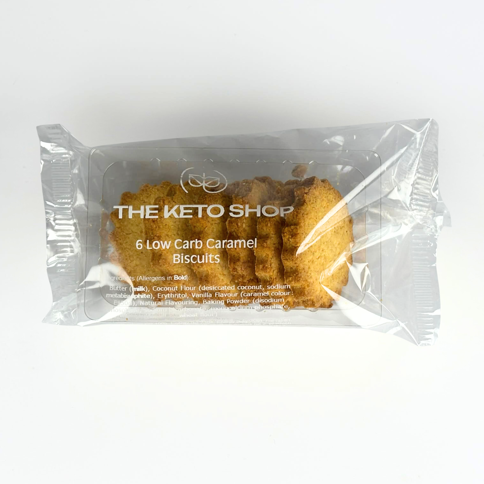 The Keto Shop Low Carb Biscuits -  Caramel (Pack of 6)