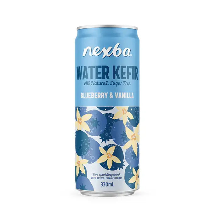 Nexba Water Kefir Blueberry & Vanilla 330ml