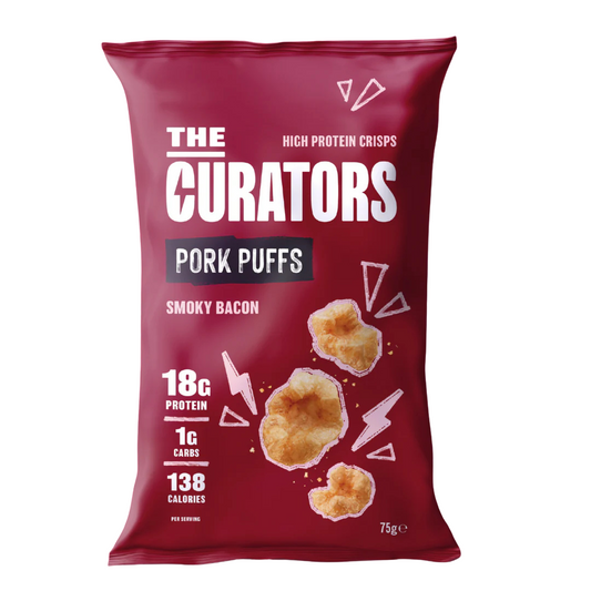 The Curators - Smoky Bacon Pork Puffs 75g