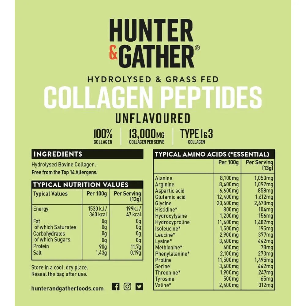 Hunter & Gather Collagen Peptides Sachets 195g