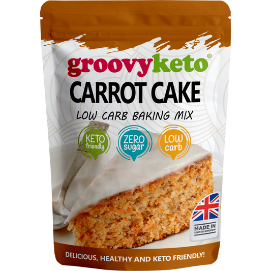 Groovy Keto Carrot Cake Low Carb Baking Mix 260g