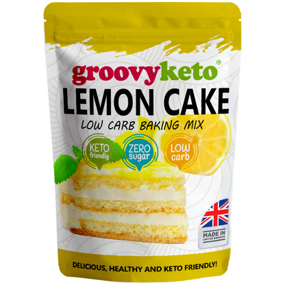 Groovy Keto Lemon Cake Low Carb Baking Mix 260g