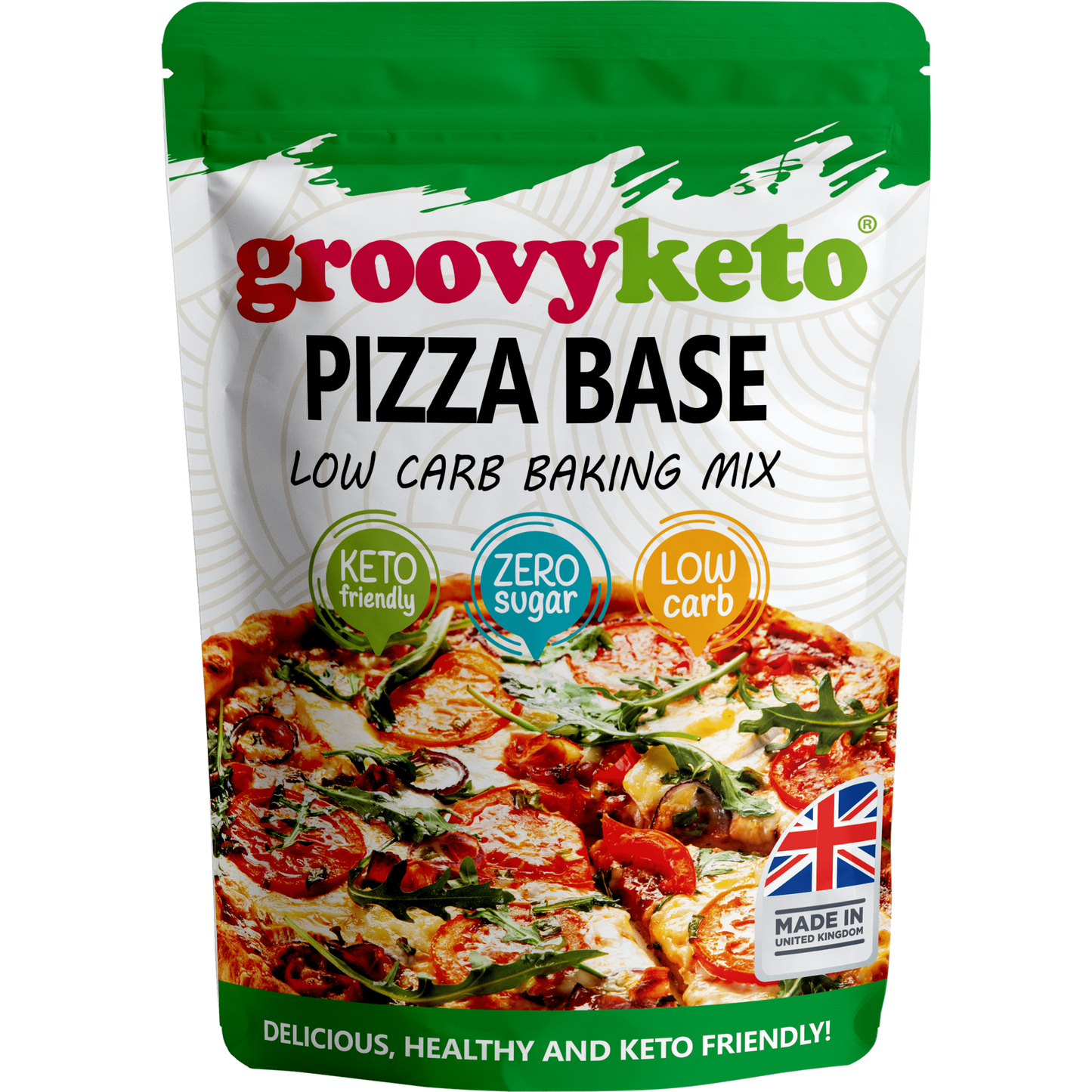 Groovy Keto Pizza Base Low Carb Baking Mix 260g