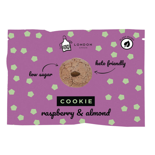 London Apron Raspberry Almond Keto Cookie 35g