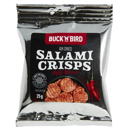 Buck n Bird Chilli Salami Crisps 25g