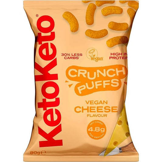 KetoKeto Low Carb Crunch Puffs - Cheese 80g