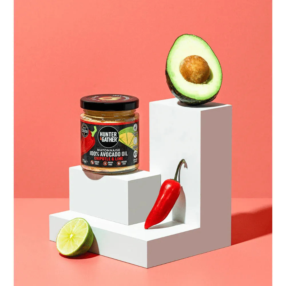 Hunter & Gather Avocado Oil Mayonnaise - Chipotle & Lime 175g