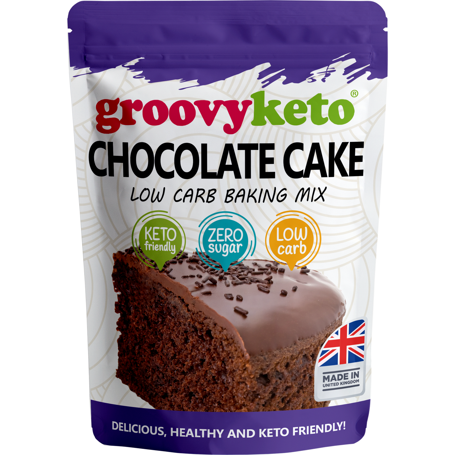 Groovy Keto Chocolate Cake Low Carb Baking Mix 260g