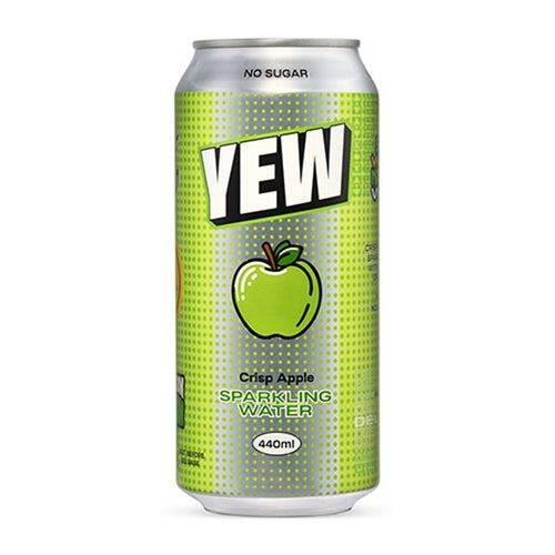 YEW Crisp Apple No Sugar Sparkling Water 440ml