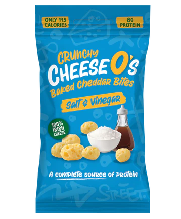 Cheese O's Crunchy Puffed Bites - Salt & Vinegar 20g