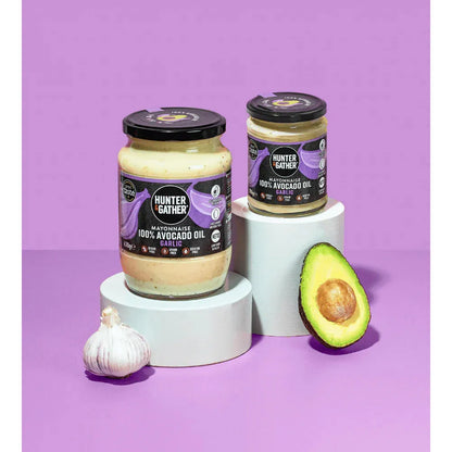 Hunter & Gather Avocado Oil Mayonnaise - Garlic 630g