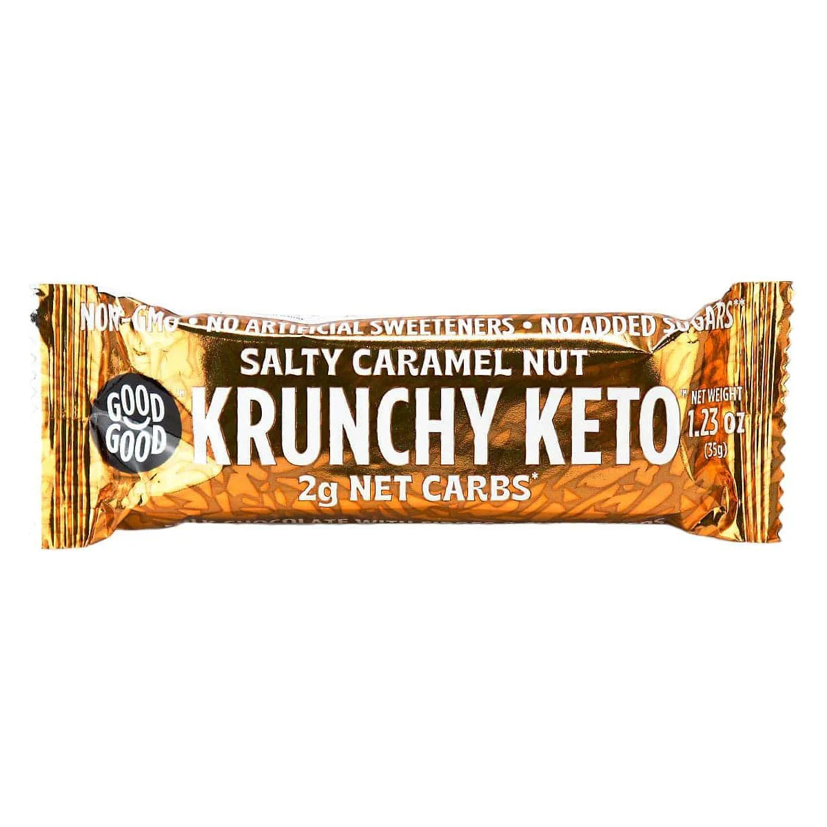 Good Good Krunchy Keto Bar - Salty Caramel Nut 35g