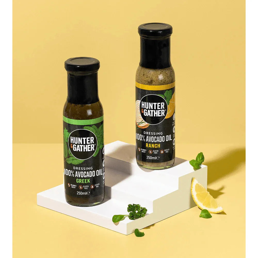 Hunter & Gather Greek Avocado Oil Dressing 250ml