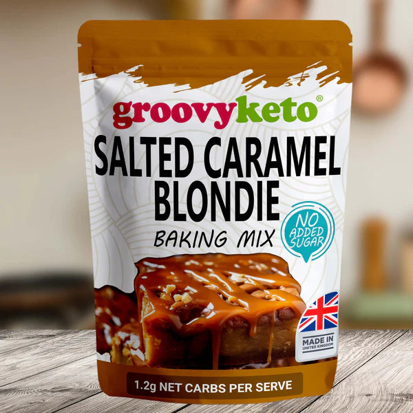 Groovy Keto Salted Caramel Blondie Low Carb Baking Mix 245g