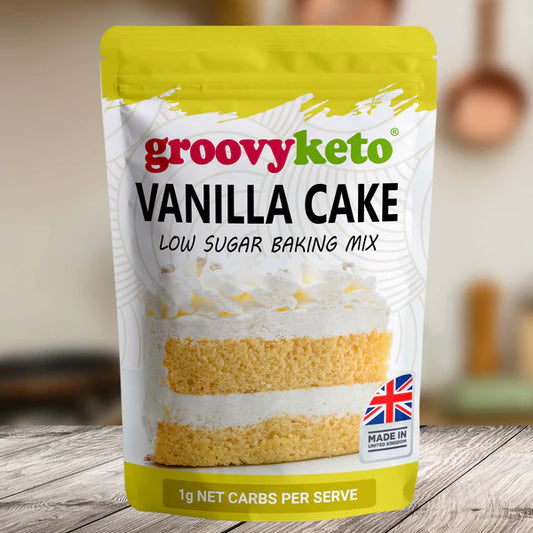 Groovy Keto Vanilla Cake Low Carb Baking Mix 260g