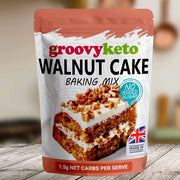 Groovy Keto Walnut Cake Low Carb Baking Mix 280g
