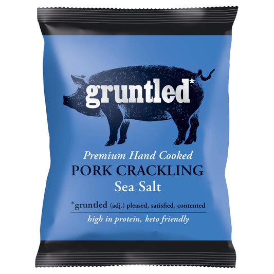Gruntled Sea Salt Pork Crackling 35g