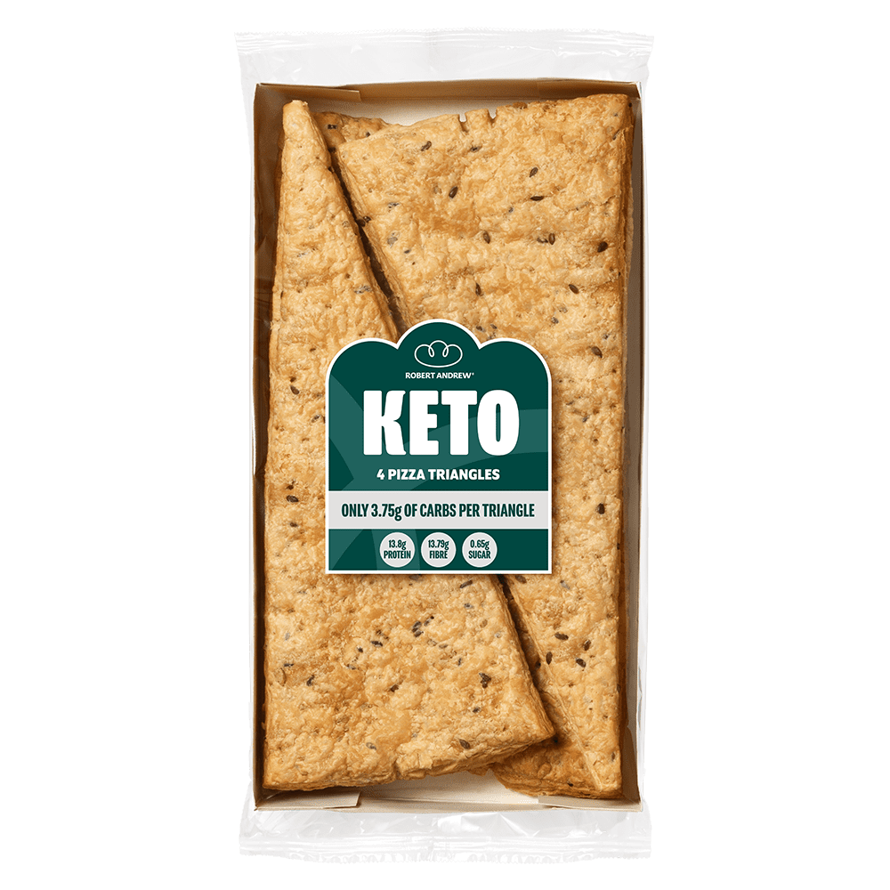 Robert Andrew Keto Pizza Triangles - 4 x 65g