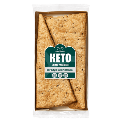 Robert Andrew Keto Pizza Triangles - 4 x 65g