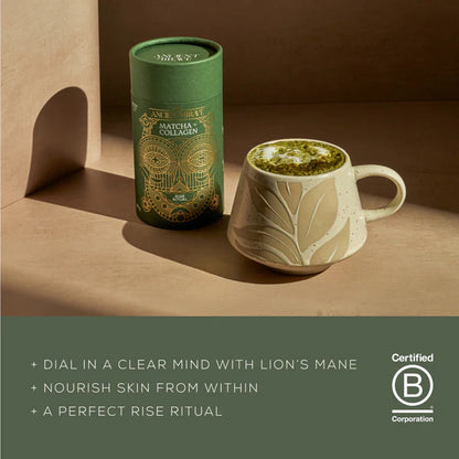 Ancient + Brave Matcha + Collagen Tub 150g