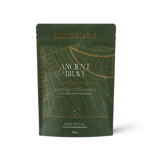 Ancient + Brave Matcha + Collagen Pouch 150g