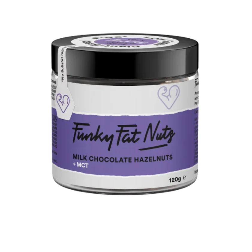 Milk Chocolate Hazelnuts + MCT 120g